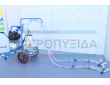 Αρμεκτική Milker Δύο Αιγοπροβάτων με Ένα Κάδο 30Λίτρων INOX - Αντλία 290Λίτρων Ξηρού Τύπου