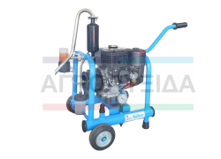 Αντλία Κενού Ελαίου 240Lt. με Βενζινοκινητήρα 6,5Hp Milker