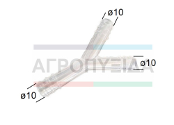 Ύψιλον Κενού 10Χ10Χ10mm BarTec (Διάφανο)