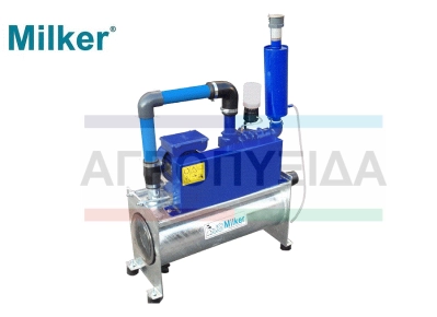 Αντλία Κενού Ελαίου 1200Lt.Milker/ Ηλεκτρομοτέρ 4Hp/ Δοχείο Κενού.